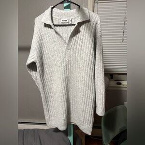 Weekday Husky polyamide knitted mini dress